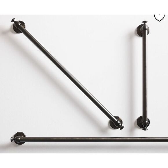 Pottery Barn Mercer Grab Bar Antique Bronze - Picture 5 of 5